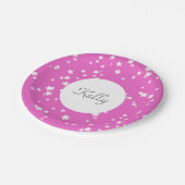 Sterne Pappteller (Schrägansicht)