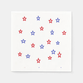 Sterne Patriotische Partei Serviette
