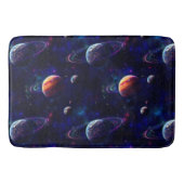 Sterne, Planeten, Galaxie, Weltraum Badematte (Vorderseite)