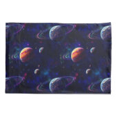 Sterne, Planeten, Galaxie, Weltraum Kissenbezug (Rückseite-Links)