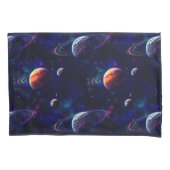 Sterne, Planeten, Galaxie, Weltraum Kissenbezug (Vorderseite-Links)