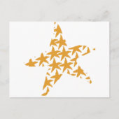 Sterne Postkarte (Vorderseite)