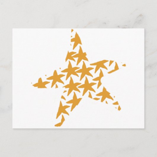 Sterne Postkarte (Vorderseite)