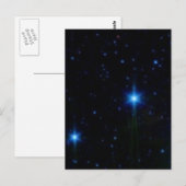 Sterne Postkarte (Vorne/Hinten)