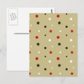 Sterne Postkarte (Vorne/Hinten)