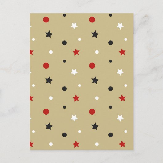Sterne Postkarte (Vorderseite)