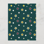 Sterne Postkarte (Vorderseite)