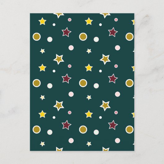 Sterne Postkarte (Vorderseite)