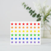 Sterne Postkarte (Stehend Vorderseite)