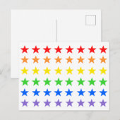 Sterne Postkarte (Vorne/Hinten)
