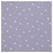 Sterne & Punkte auf hellgrauem Indigo Stoff (Muster)