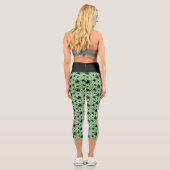 Sterne + Punkte Capri Leggings (Rückseite)