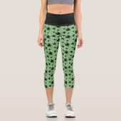 Sterne + Punkte Capri Leggings (Vorderseite)