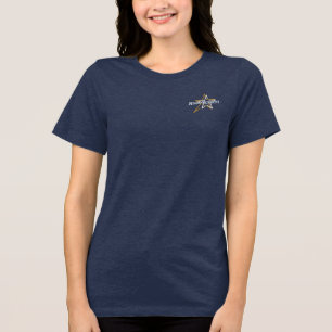 Sterne Resilient - Damen-T-Shirt Tri-Blend Shirt