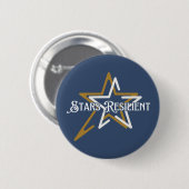 Sterne Resilient - Knöpfe Button (Vorne & Hinten)