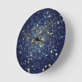 Sterne Runde Wanduhr (Winkel)