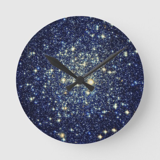 Sterne Runde Wanduhr (Vorderseite)