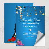 Sterne Save The Date (Vorne/Hinten)