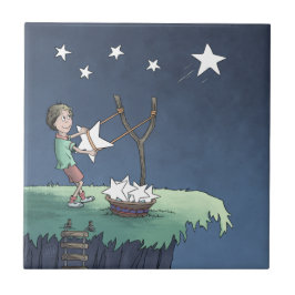 Sterne schießen - Möchtegern-Keramik erstellen Fliese