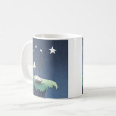 Sterne schießen - Wünsche schaffen Kaffeetasse (Vorderseite Links)