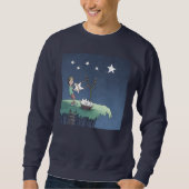 Sterne schießen - Wünsche schaffen Sweatshirt (Vorderseite)