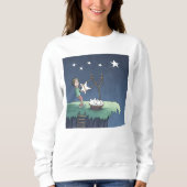 Sterne schießen - Wünsche schaffen Sweatshirt (Vorderseite)