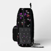 Sterne Schmetterling Bedruckter Rucksack (Rechts)