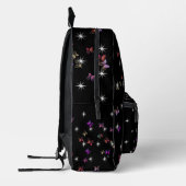 Sterne Schmetterling Bedruckter Rucksack (Links)
