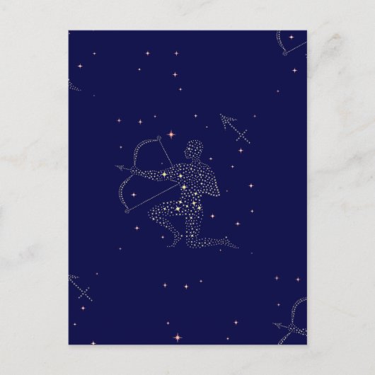 Sterne Schütze Postkarte (Vorderseite)
