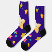 Sterne Socken (Linkes Detail)
