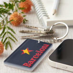 Sterne Spaniens – Barcelona Schlüsselanhänger