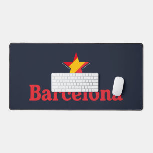 Sterne Spaniens – Barcelona Schreibtischunterlage