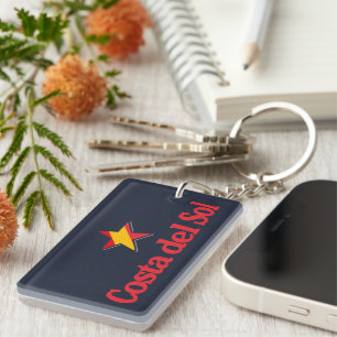 Sterne Spaniens – Costa del Sol Schlüsselanhänger