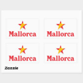 Sterne Spaniens – Mallorca Rechteckiger Aufkleber (Blatt)