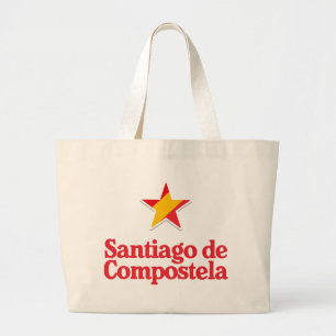 Sterne Spaniens – Santiago de Compostela Jumbo Stoffbeutel