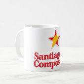 Sterne Spaniens – Santiago de Compostela Kaffeetasse (Vorderseite Links)