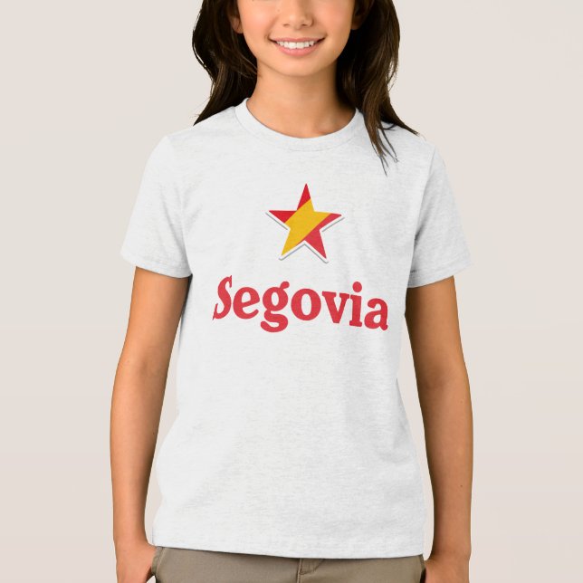 Sterne Spaniens – Segovia Tri-Blend Shirt (Vorderseite)