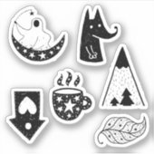 Sterne & Sternbilder Night Sky Collection Aufkleber (Vorderseite)