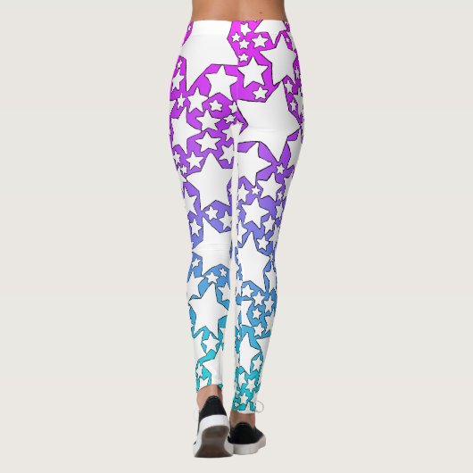 Sterne, Sterne, Sterne Leggings (Rückseite)