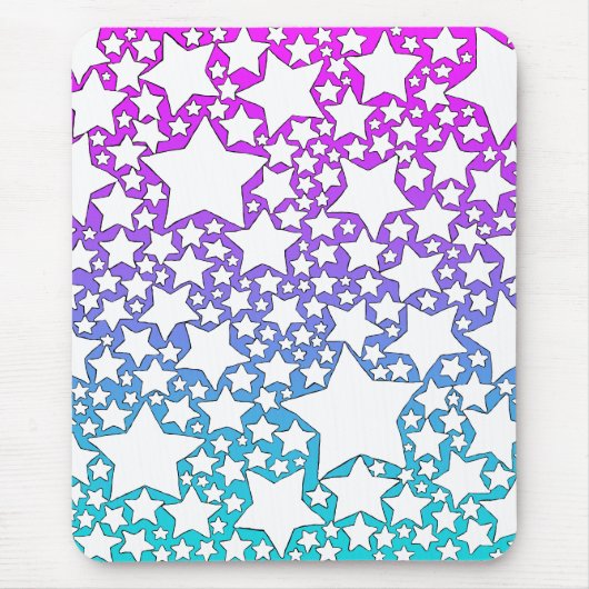 Sterne, Sterne, Sterne Mousepad (Vorne)