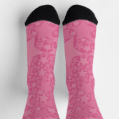 Sterne, Sterne, Sterne - rosa Socken (Oben)