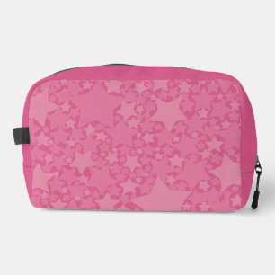 Sterne, Sterne, Sterne - Rosa Waschbeutel