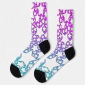 Sterne, Sterne, Sterne Socken (Linkes Detail)