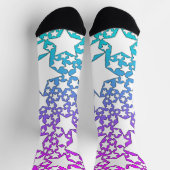 Sterne, Sterne, Sterne Socken (Oben)