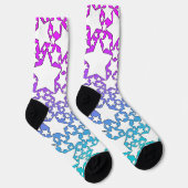 Sterne, Sterne, Sterne Socken (Rechts)