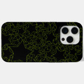 Sterne, Sterne, Sterne - Zitronengrün Case-Mate iPhone Hülle (Rückseite (Horizontal))