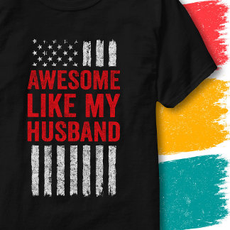 Sterne Streifen Flagge Zitat Großartig Wie Mein Eh T-Shirt