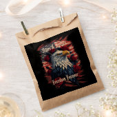 Sterne & Streifen Freiheit für ewig Adler USA Flag Geschenktütchen (Ausgeschnitten)