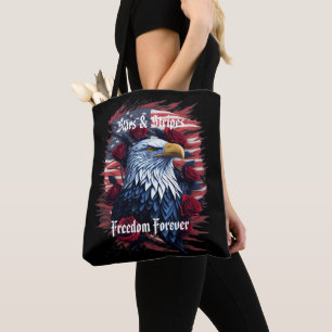 Sterne Streifen Freiheit für immer Adler Amerikani Tasche