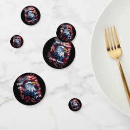 Sterne & Streifen Freiheit für immer Rose Amerikan Konfetti